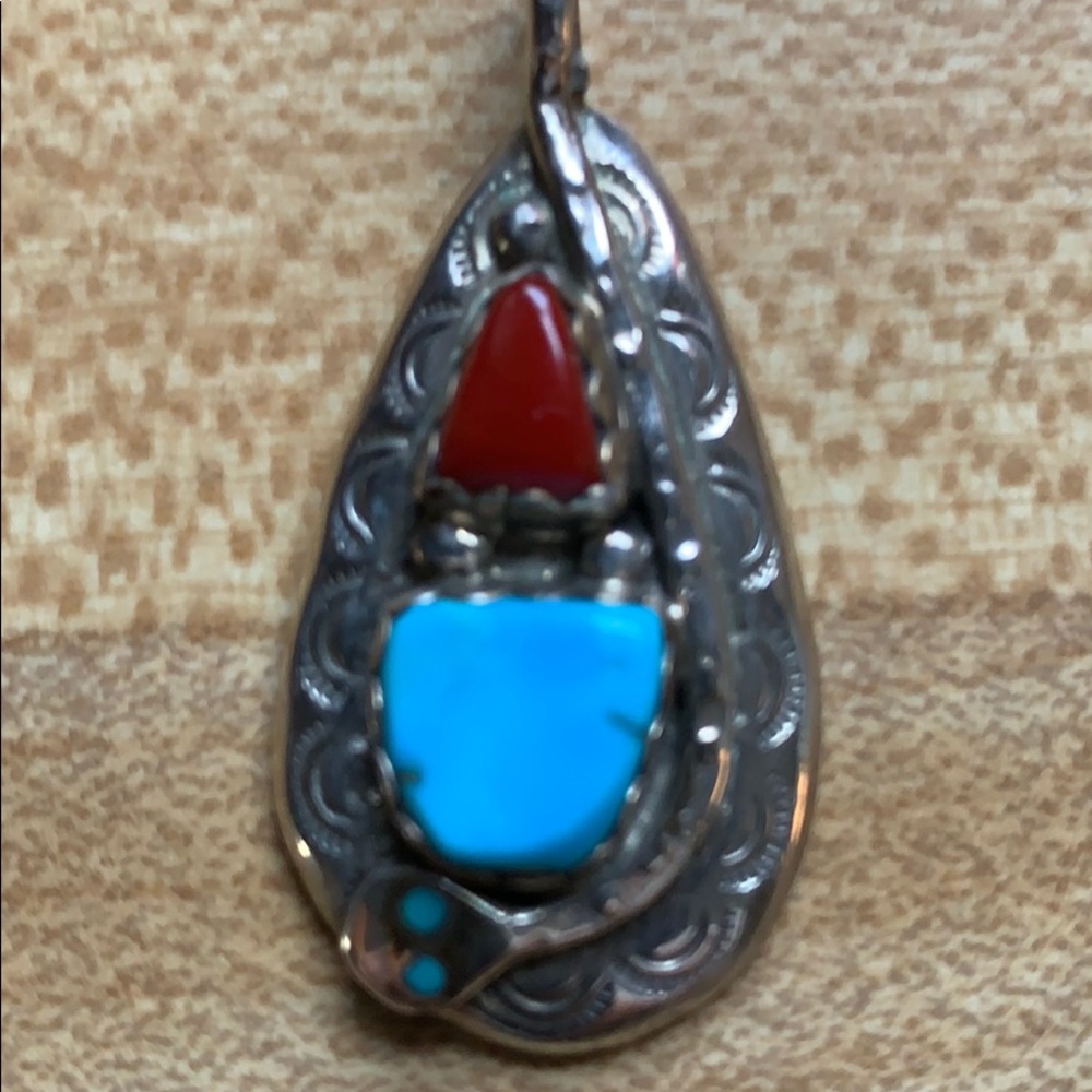 Zuni Snake Pendant